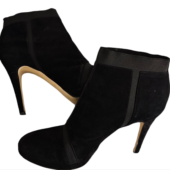 Calvin Klein Shoes - Calvin Klein. Women's Suede Ankle Boots. Black. Size 11.